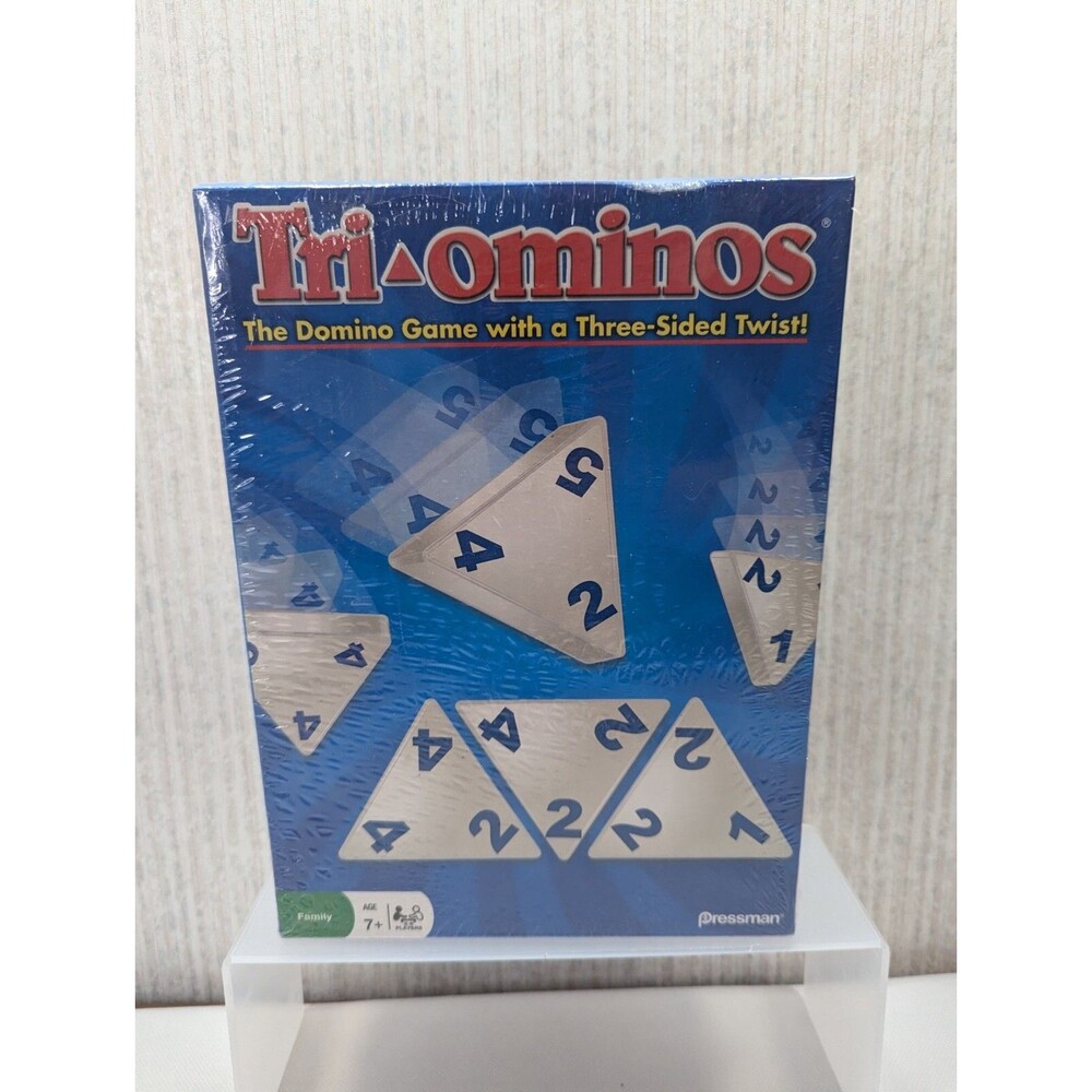 Tri-Ominos - Classic Triangular Domino Game by Pressman Toys (2009) NEW